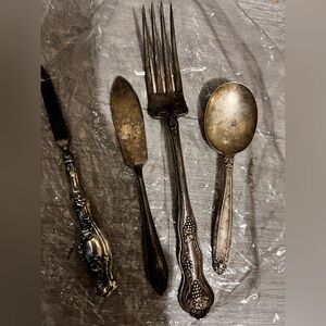 Vintage Silver Cutlery Set